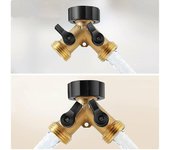 Grifo para Lavadora de 2 Vías Y-distribuidor