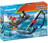 Playmobil rescate polar marítimo con bote y perro salvavidas City Action (70141)