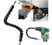 1 Uds. Extensión de eje Flexible de 295mm para brocas destornillador eléctrico negro