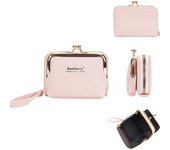 Carterasparahombre Monedero 14.7x9.5x3 cms Cartera Pequeña Mujer Cartera Pequeña Suave Cómoda