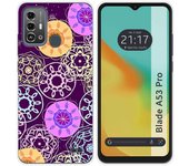 Funda Silicona para Zte Blade A53 Pro diseño Radial Dibujos