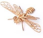 Wooden Multi-insect Three-dimensional 3D Puzzle Puzzle Toy Children's Advanced Educational Toy Creative Assembly Model
