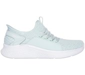 Skechers 150016_SAGE Zapatillas deportivas para mujer verde claro en textil y sintético 82196