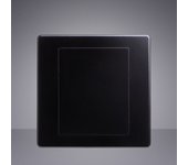 Wall Light Retro Toggle Switch 1-3  Gang 2 Way High Quality Black Frosted Panel