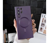 Luxury Matte Magnetic Case For Samsung S24 Ultra S23 S22 S21  Plus  Capa Magsafe Phone Cover