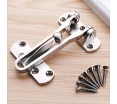 1/2PCS Anti-theft Buckle Door Bolt Door Lock Buckle Hasp Door Anti-lock Buckle Household Thickening Mute Anti-rust PH051