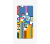 Tumundosmartphone Funda Gel Tpu para Iphone 6 / 6S Diseño Apps Dibujos