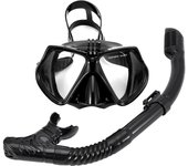 Snorkel Set Diving Mask For GoPro Underwater Sports Camera Anti-Fog Professional Swimming Goggles Dry Snorkeling Tube For Adults