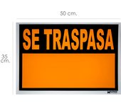 SANCO STORE - WOLFPACK LINEA PROFESIONAL Cartel Se Traspasa 50x35 cm.
