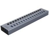 ORICO Powered USB Hub Splitter Socket with Multi USB 3.0 Port Slot Plug On-Off Key Switch Dock Power Strip Adapter for PC Lapto