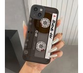 Retro Tape Cards Print Pictures Phone Case For iPhone 15 Cases iPhone 14 13 12 11 Pro Max XS X XR 7 8 Plus Shockproof Soft Cover