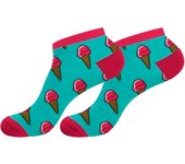 Calcetines Crazy Boxer Mujer Algodón Bio Ice-Cream