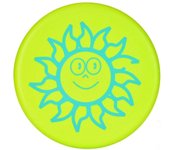 Disco de Lanzamiento Suave Frisbee with Patrón de Diseños animados GruesosJuguetes Deportivo para Padres and Hijos al Aire Libre Gift para niños (aleatorio)