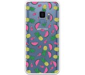 Funda compatible con Samsung Galaxy S9 - Patron sandias y pinas
