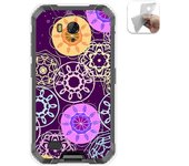 Tumundosmartphone Funda Gel Tpu para Ulefone Armor X6 diseño Radial Dibujos