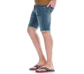 Koroshi Pantalón corto denim con detalle llavero
