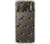 Funda Silicona Antigolpes para Xiaomi POCO M3 / Redmi 9T diseño Perros 09 Dibujos