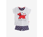 ADMAS Pijama Manga Corta Lou Lou Love Me para Niña