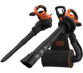 Aspirador/soplador y triturador mochila 3000w black+decker