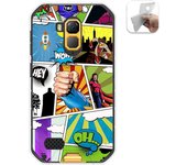 Tumundosmartphone Funda Gel Tpu para Ulefone Armor X7 / X7 Pro diseño Comic Dibujos