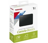 Toshiba Canvio Basics 2022 Disco Duro Externo 2.5" 1TB / 2TB / 4TB USB 3.2 Negro