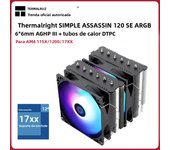 Thermalright PA120 SE 6 Heatpipes CPU Cooler AGHP Inverse Gravity PC Cooling Dual Fan Radiator For LGA1700 1200 1150 2011 AM4