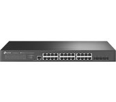 TP-Link TL-SG3428X-M2 switch Gestionado L2+ 2.5G Ethernet (100/1000/2500) 1U Negro