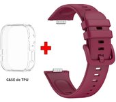 TPU Case+Silicone Strap for Huawei Watch Fit 3 Strap Replacement Band for Huawei Watch Fit3Watch Band With Case Screen Protector