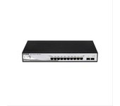 SWITCH D-LINK DGS-1210-10/E 8P SEMIGESTIONABLE GIGA + 2P GIGA COMBO RACK