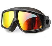 Verde Gafas de Buceo para Adultos Antivaho HD con Montura Grande