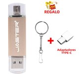 Micro USB Flash Drive 64GB Free Key Chain Pen Drive 32GB TYPE-C Adapter Gifts Memory Stick Creative Business Gifts Pendrive 16GB