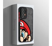 M-Mario Cartoon For Samsung Galaxy A54 A34 A24 A73 A53 A23 AA52 A42 A32 A71 A51 Frosted Translucent Hard Phone Case