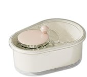 Centrifugadora de frutas, 9,4x12,5x5,5 pulgadas, Lavadora y centrifugadora de ensaladas, Lavadora Manual de Frutas y verduras.