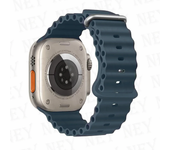 Ocean silicone strap for Apple Watch Ultra2 49mm 45mm 40mm 44mm 41mm sport bracelet for apple watch bands serie 9 8 7 6 5 4 3 SE