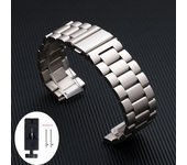 Stainless Steel watchband For Samsung Galaxy Watch3/4/5pro 45mm 40mm 44mm 46mm Bracelet For Amazfit Pace Stratos 3 2 2S GTR 47MM