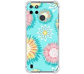 Funda Silicona Antigolpes para Realme C21Y / C25Y diseño Flores 05 Dibujos