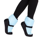 Zapatos de baile de ballet cálidos Botas de ejercicio cortas acolchadas para mujer Zapatos de algodón
