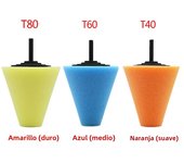 Tire Polishing Sponge Auto Wheel Used For Electric Drill Burnishing Ball Polishing Cone Set Car Hub Buffing Sponge Polishing Kit