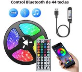 Smart Bluetooth LED Strip Lights Infrared Control RGB5050 Music Sync Flexible 5V Lamp for TV Backlight Christmas Decoration Gift