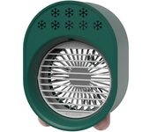 Enfriador de Aire USB Ventilador de escritorio Estudiante portátil 200 ml Humidificador de Aire Enfriador de Aire Verde