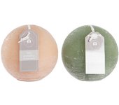 Pack de 2 Velas Perfumadas Decorativas Naturales NILUXE HOME & STYLE - Aroma a Té y Rosa - 35 Horas de Duración - Regalo San Valentín