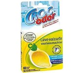 CROC'ODOR AMBIENTADOR LAVAVAJILLAS NEUTRALIZADOR OLORES AROMA LIMON 60 LAVADOS - PACK6 Elimina los malos olores de tu lavavajillas.