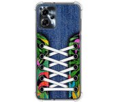 Tumundosmartphone Funda Silicona Antigolpes Motorola Moto G23 Diseño Zapatillas 13 Personalizada