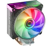 Mars Gaming MCPU-VR, Disipador CPU, Doble iluminación ARGB Infinity Mirror, 4 Heatpipes HCT, TDP 180W, Disipador de Calor Negro, Rosa o Blanco