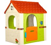 FEBER - Fantasy House Casita Infantil de Juegos, con Puerta Abatible, para Jugar al Aire Libre o en Casa, Resistente y de Fácil Montaje, para Niños de 2 a 6 Años, Famosa (FEH17000), Versión Actual