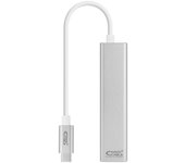 Nanocable Conversor USB-C a Ethernet Gigabit   3x USB 3.0 15cm