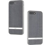 Moshi Vesta Funda para teléfono móvil 14 cm (5.5") Blanda Gris - (Apple, iPhone 8 Plus/7 Plus) Estampado