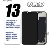 For iPhone 13/13 Pro/13 Pro Max LCD Display With 3D Touch Screen Digitizer Assembly Replacement  Parts.