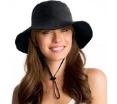Sombrero tipo pescador impermeable con protección solar UPF 50+ y protección UV, color verde militar