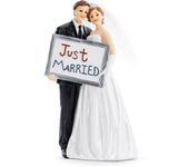 Figura Para Tarta Partydeco - "just Married"
